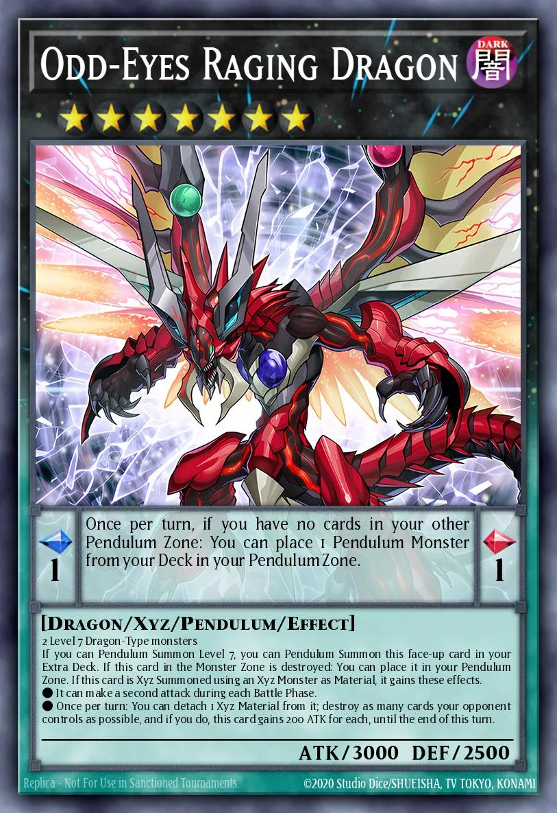 Odd-Eyes Raging Dragon · Raging Tempest: Special Edition 86238081/4