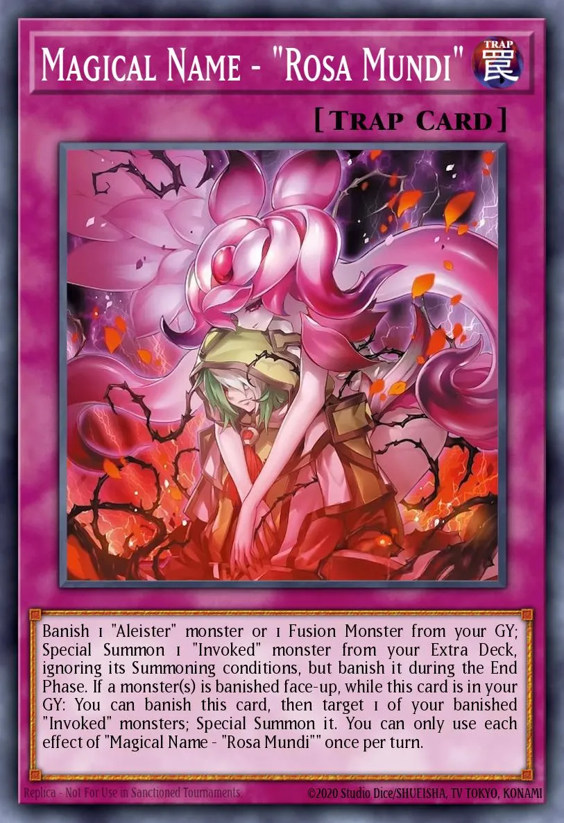 Magical Name - "Rosa Mundi" · Yu-Gi-Oh (No Set) 86319972
