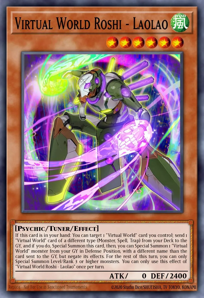 Virtual World Roshi - Laolao · Phantom Rage Premiere! promotional card 86483512/1