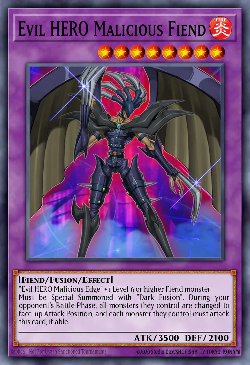 Evil HERO Malicious Fiend · Duelist Pack: Jaden Yuki 3 86676862/25