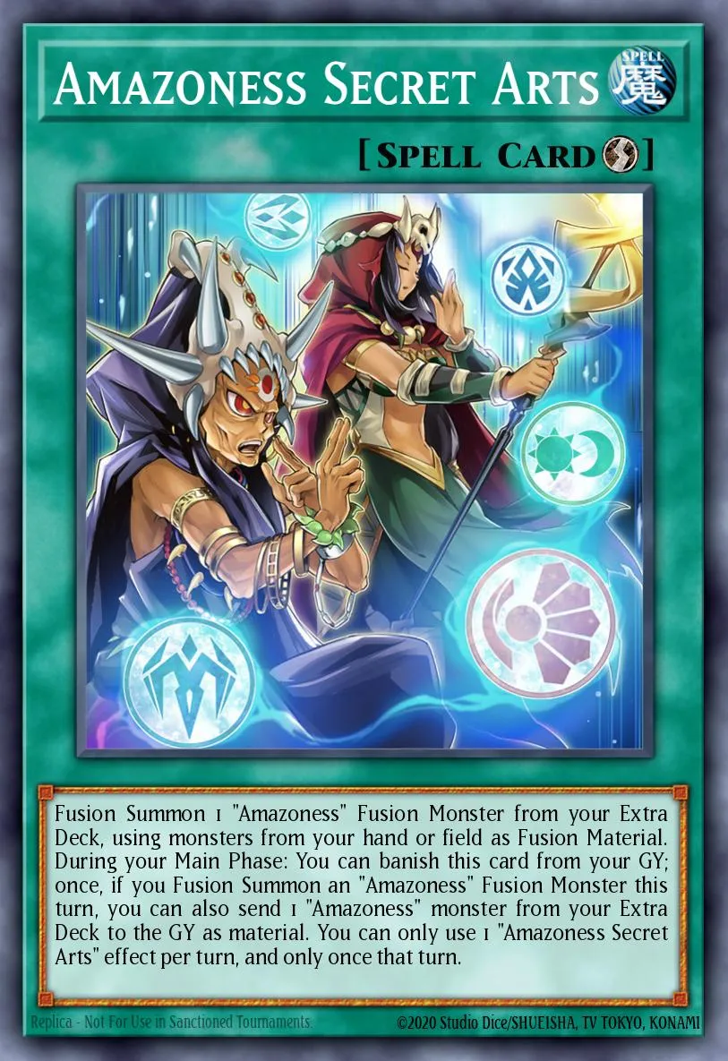 Amazoness Secret Arts · Darkwing Blast 86758746/101