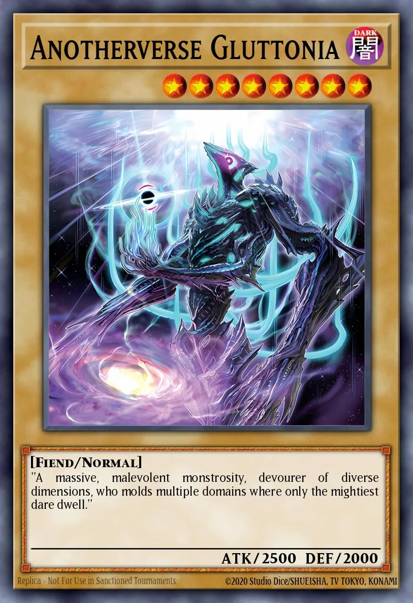 Anotherverse Gluttonia · Yu-Gi-Oh! Championship Series 2023 prize card 86893702/1