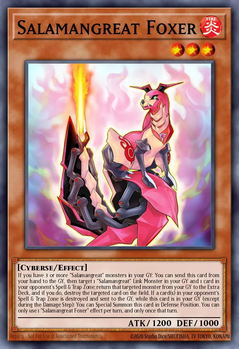 Salamangreat Foxer · Structure Deck: Soulburner 86962245/45