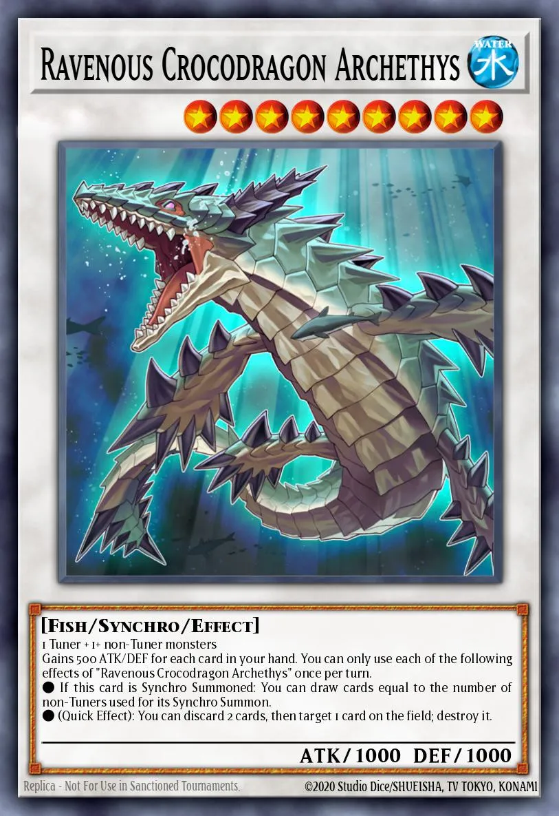 Ravenous Crocodragon Archethys · Eternity Code Premiere! promotional card 87188910/1