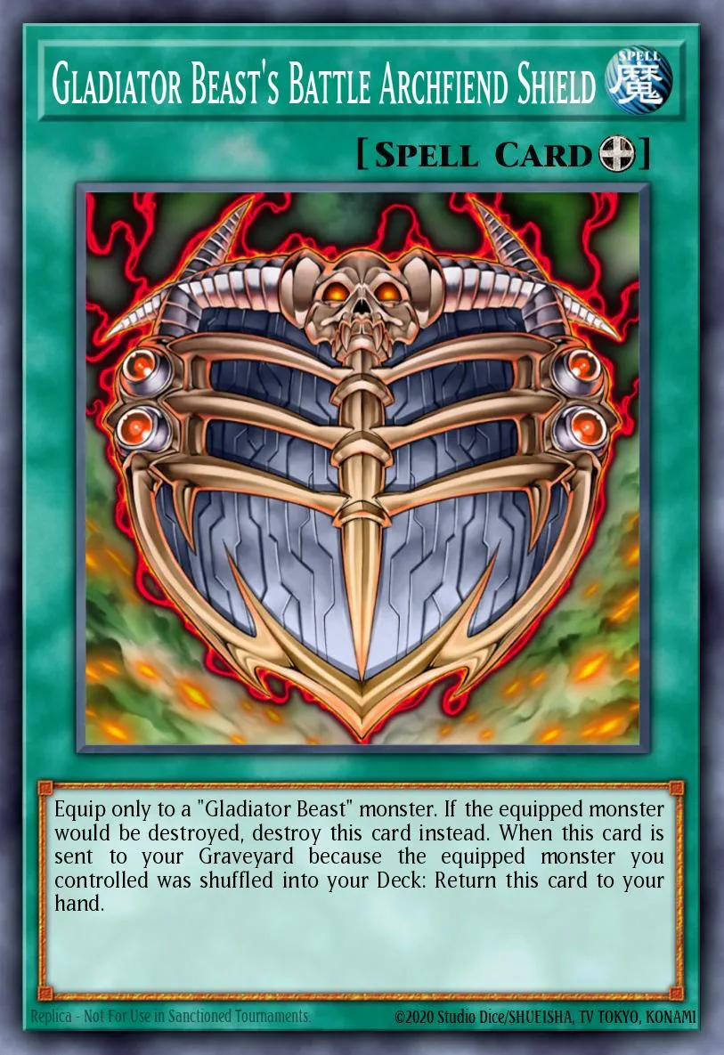 Gladiator Beast's Battle Archfiend Shield · Phantom Darkness: Special Edition 8730435/2