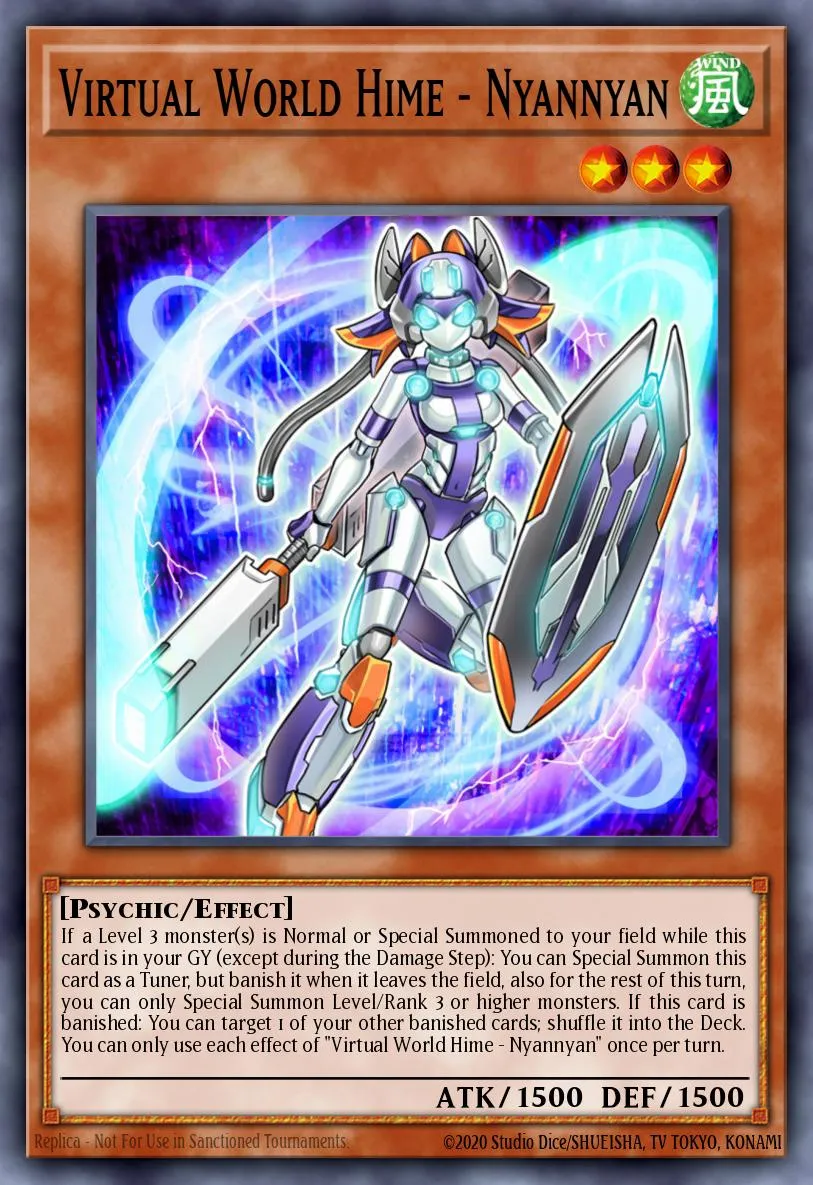 Virtual World Hime - Nyannyan · Phantom Rage Premiere! promotional card 8736823/1