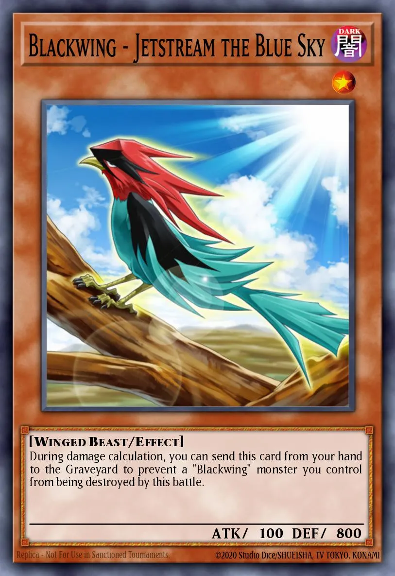 Blackwing - Jetstream the Blue Sky · Duelist Pack: Crow 87390067/30