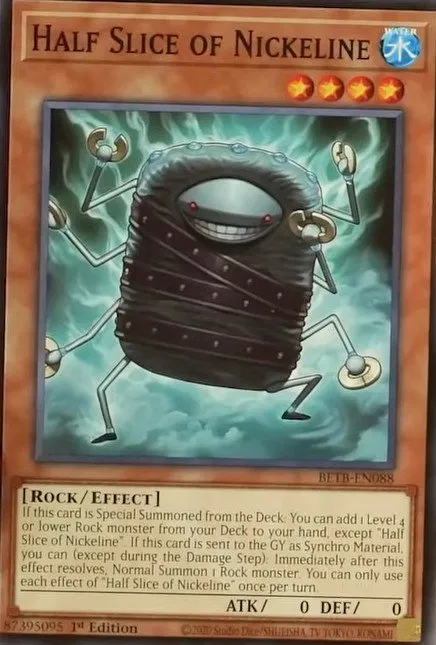Half Slice of Nickeline · Yu-Gi-Oh (No Set) 87395095