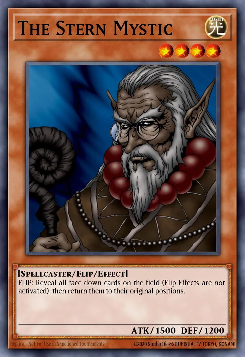 The Stern Mystic · Summoned Skull Sample promotional card 87557188/1