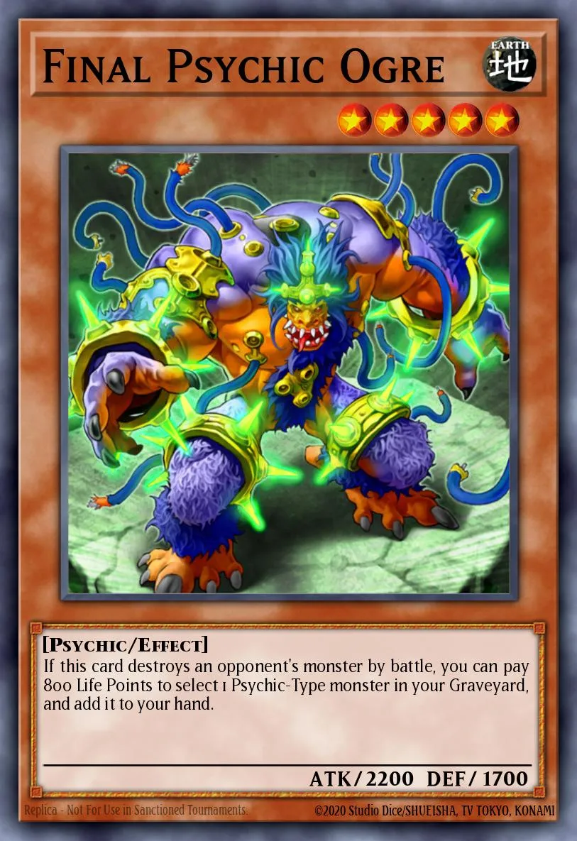 Final Psychic Ogre · Duelist Revolution: Special Edition 87622767/2