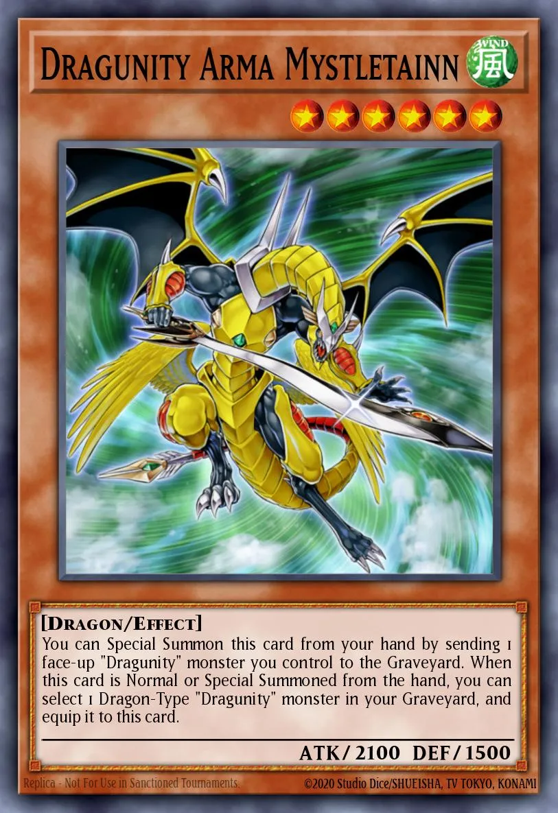 Dragunity Arma Mystletainn · Dragunity Legion Structure Deck 876330/39