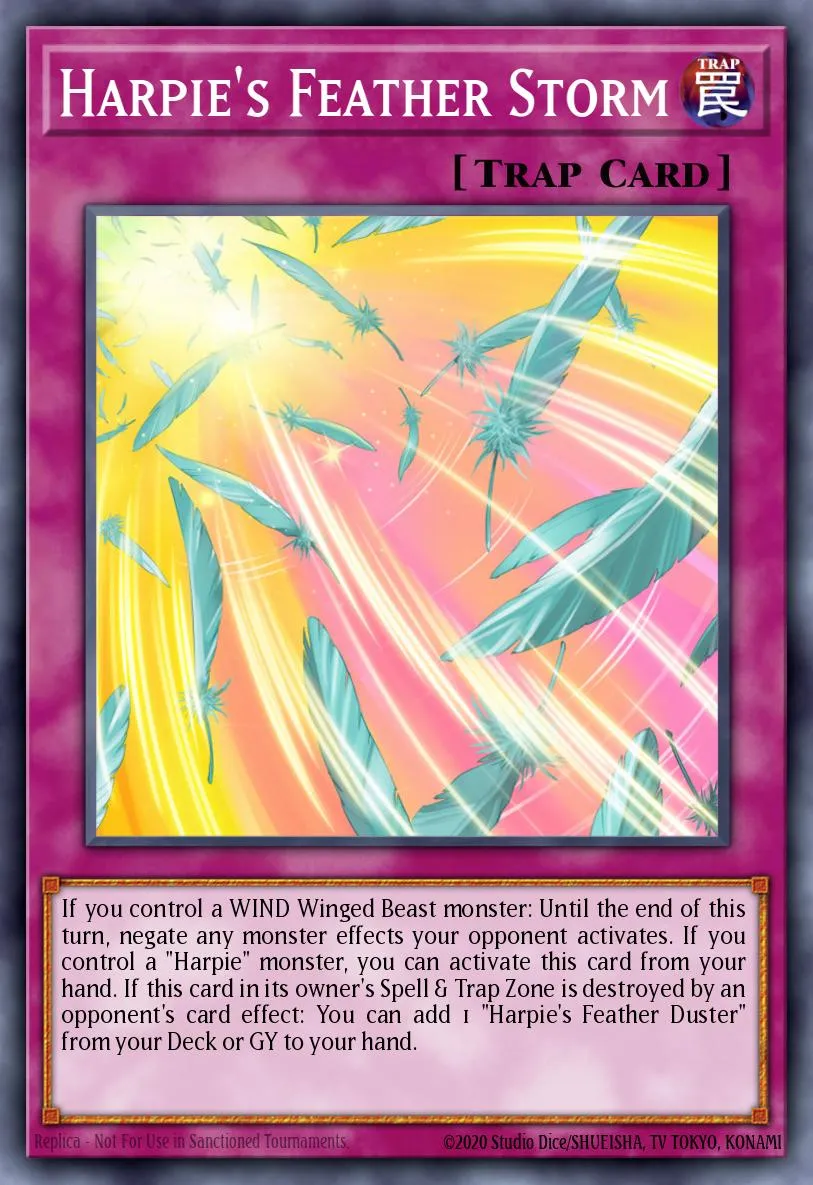 Harpie's Feather Storm · Duelist Saga 87639778/100