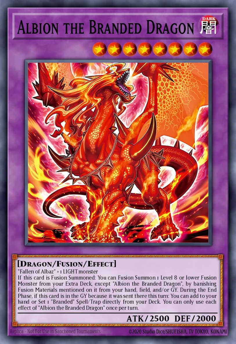 Albion the Branded Dragon · Lightning Overdrive Premiere! promotional card 87746184/1