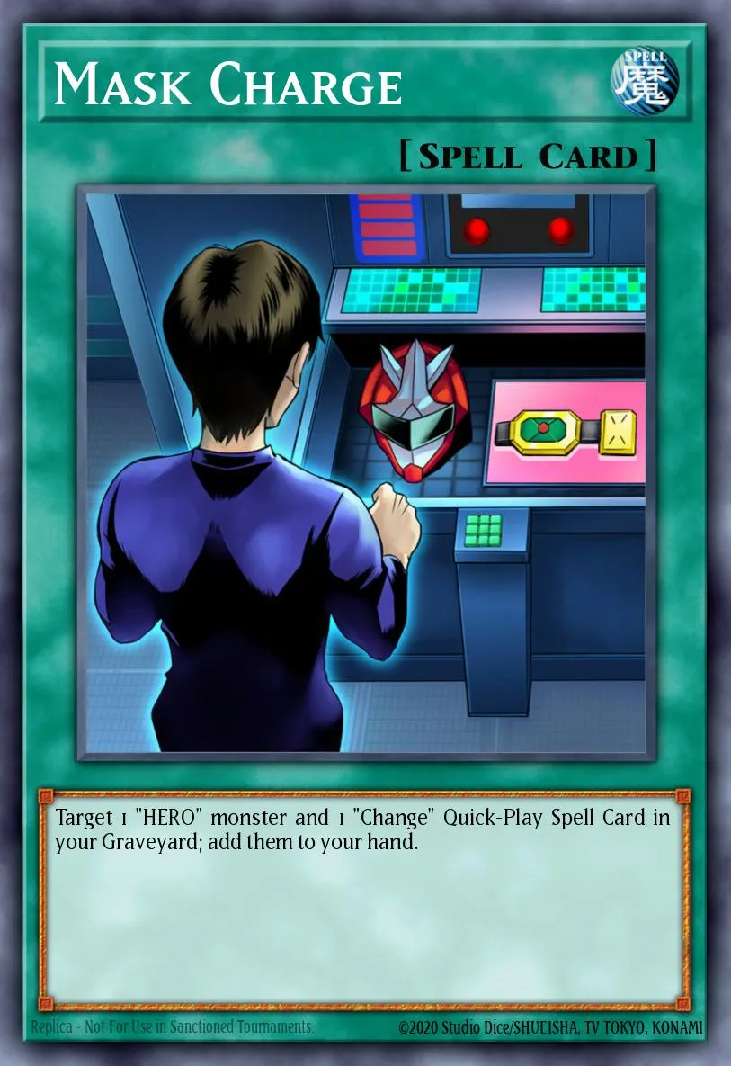 Mask Charge · HERO Strike Structure Deck 87819421/45