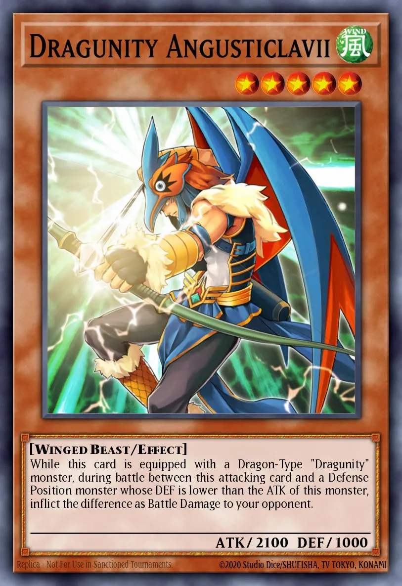 Dragunity Angusticlavii · Duel Terminal 4 88361177/100