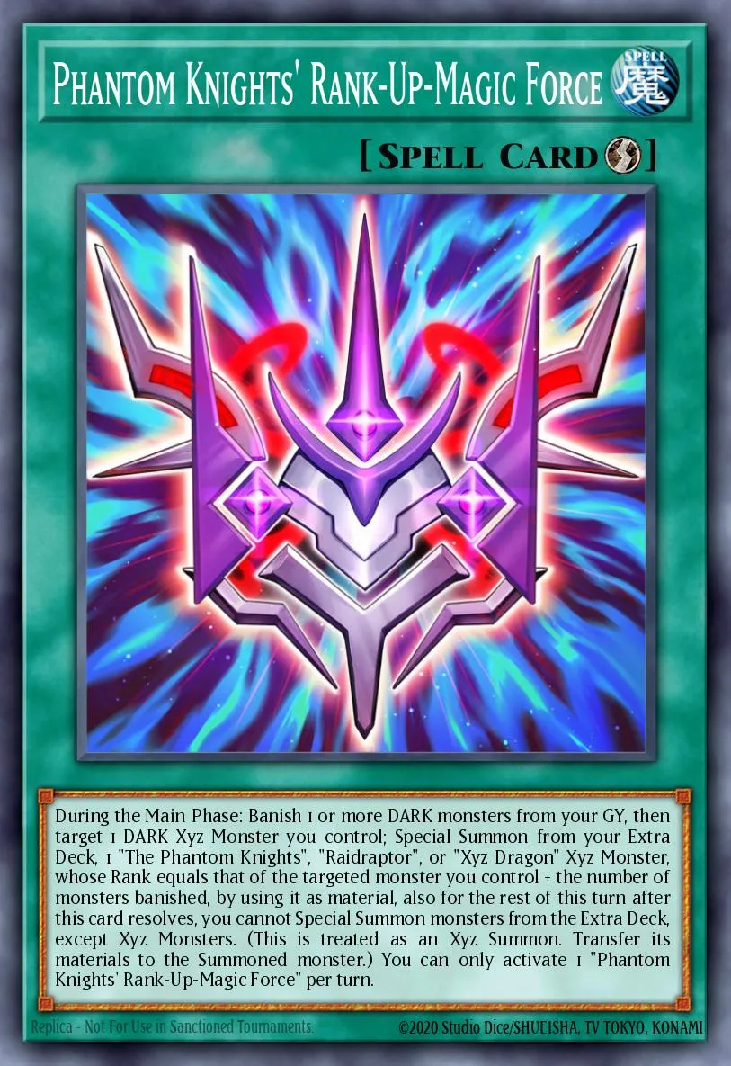 Phantom Knights' Rank-Up-Magic Force · Phantom Rage Premiere! promotional card 88504133/1