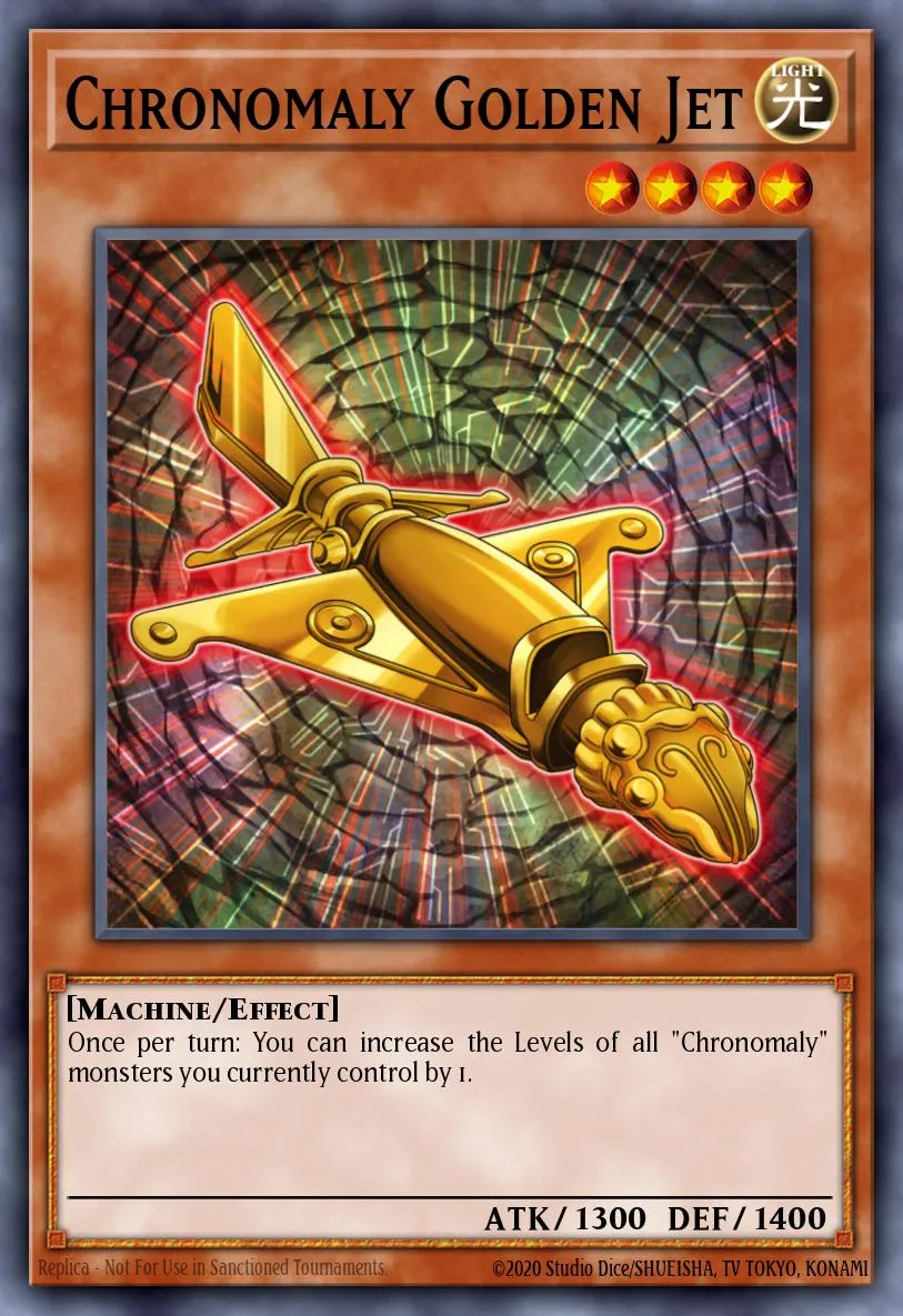 Chronomaly Golden Jet · Return of the Duelist: Special Edition 88552992/2