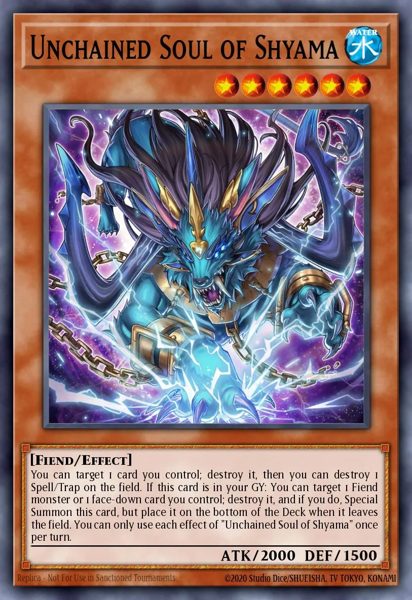 Unchained Soul of Shyama · Duelist Nexus 88554436/99