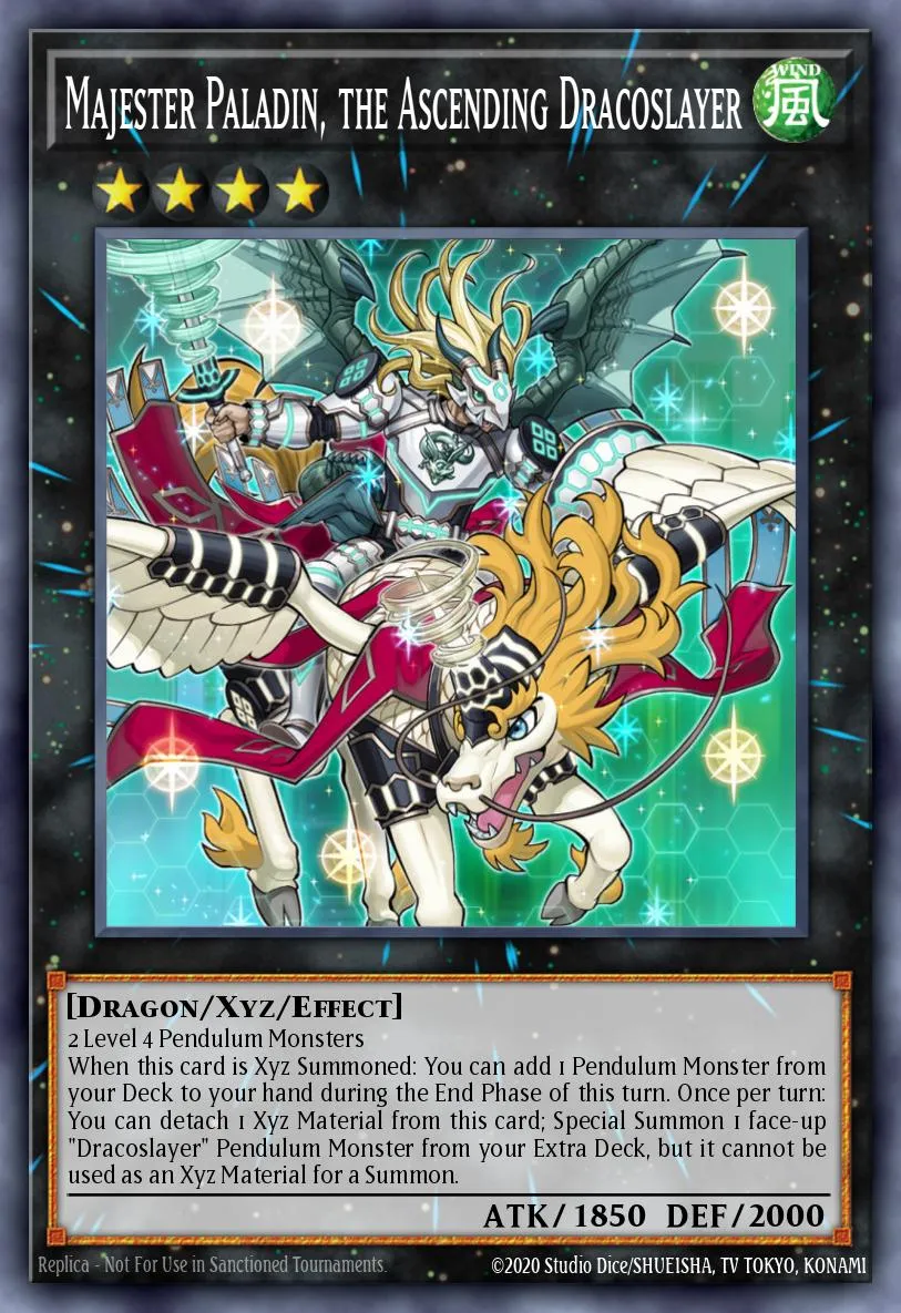 Majester Paladin, the Ascending Dracoslayer · Dimension of Chaos: Special Edition 88722973/4