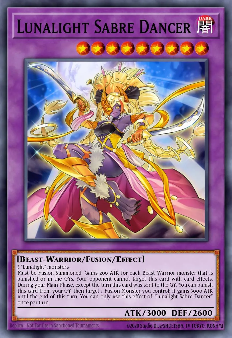 Lunalight Sabre Dancer · Legendary Duelists: Sisters of the Rose 88753594/56
