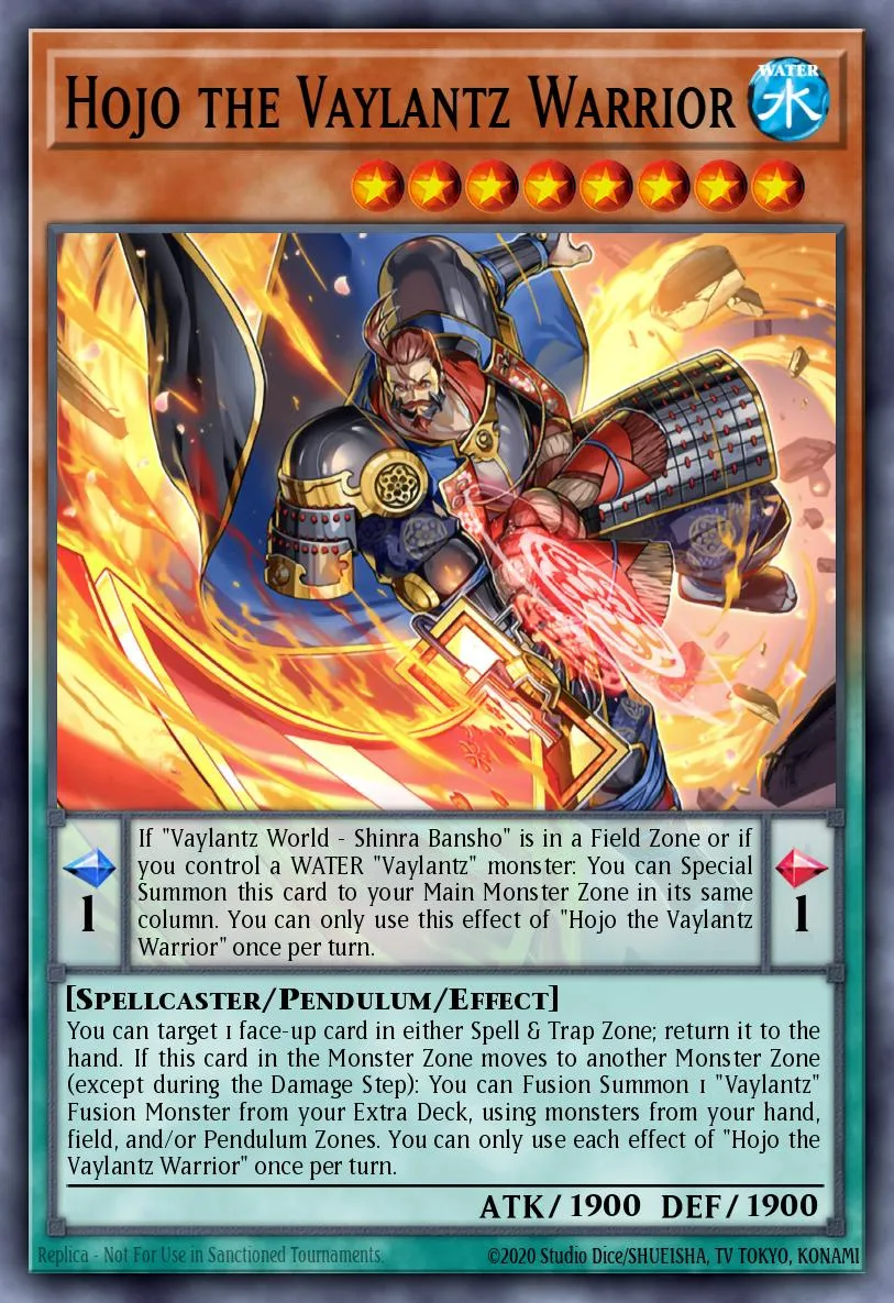 Hojo the Vaylantz Warrior · Tactical Masters 88919365/60