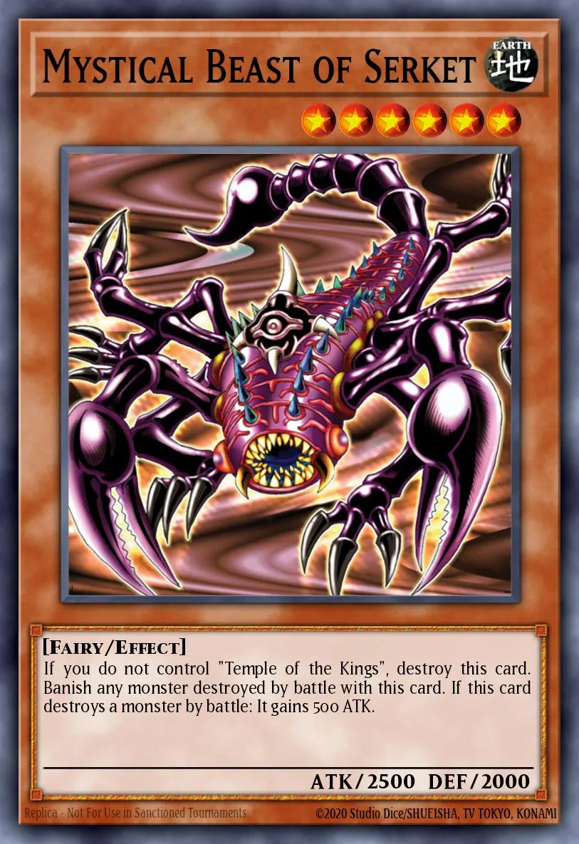 Mystical Beast of Serket · Structure Deck: Marik (TCG) 89194033/38
