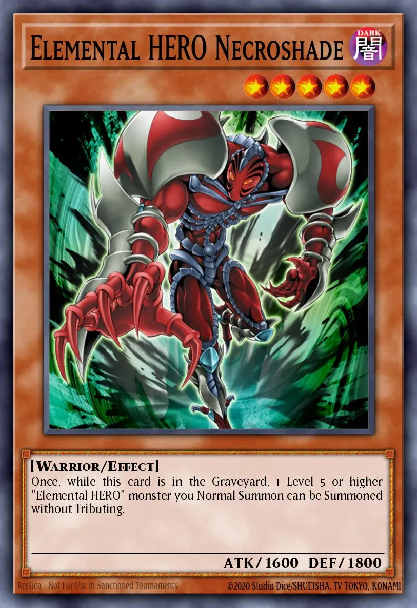 Elemental HERO Necroshade · Yu-Gi-Oh! GX Duel Academy promotional cards 89252153/3