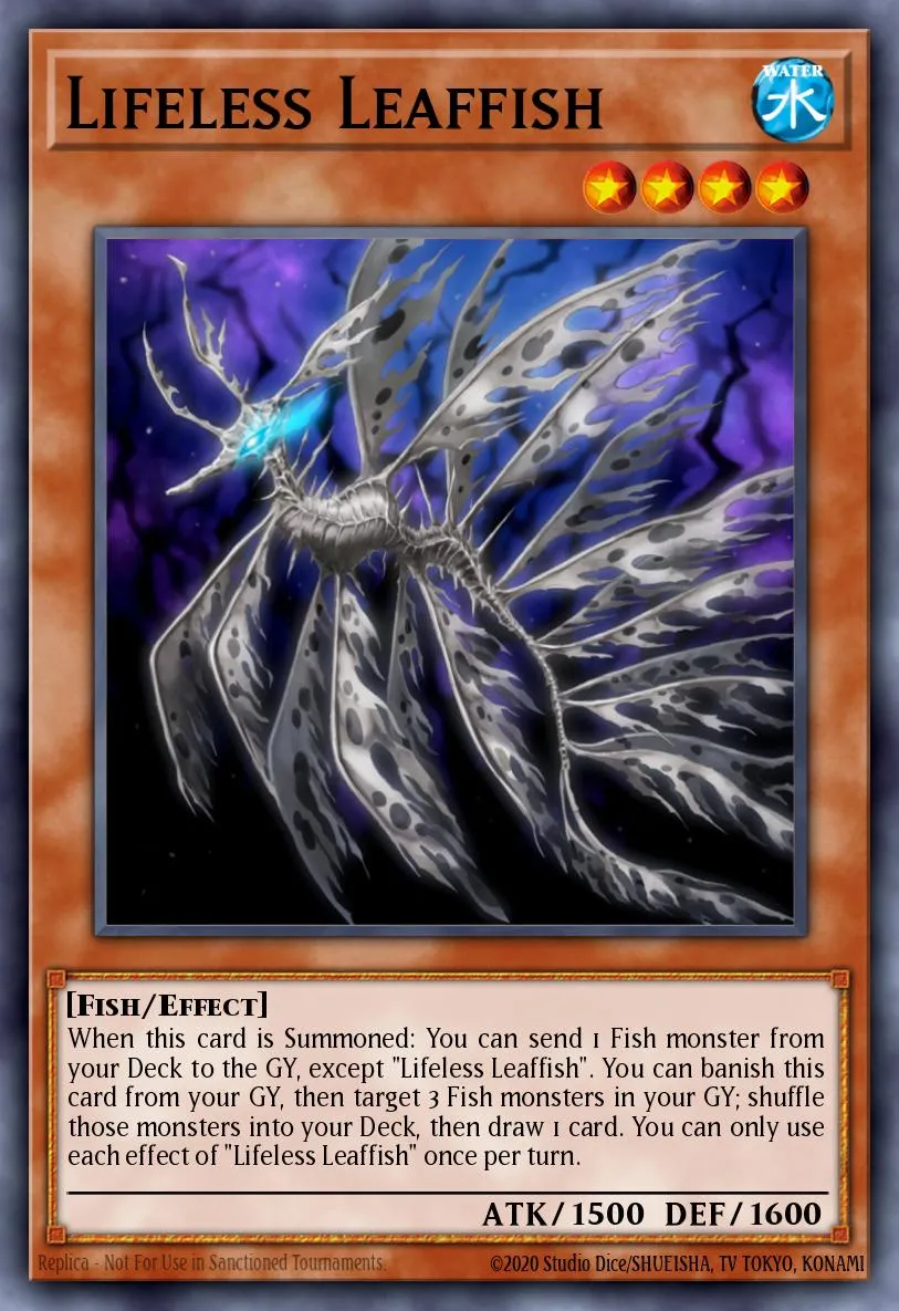 Lifeless Leaffish · Rise of the Duelist Premiere! promotional card 89617515/1