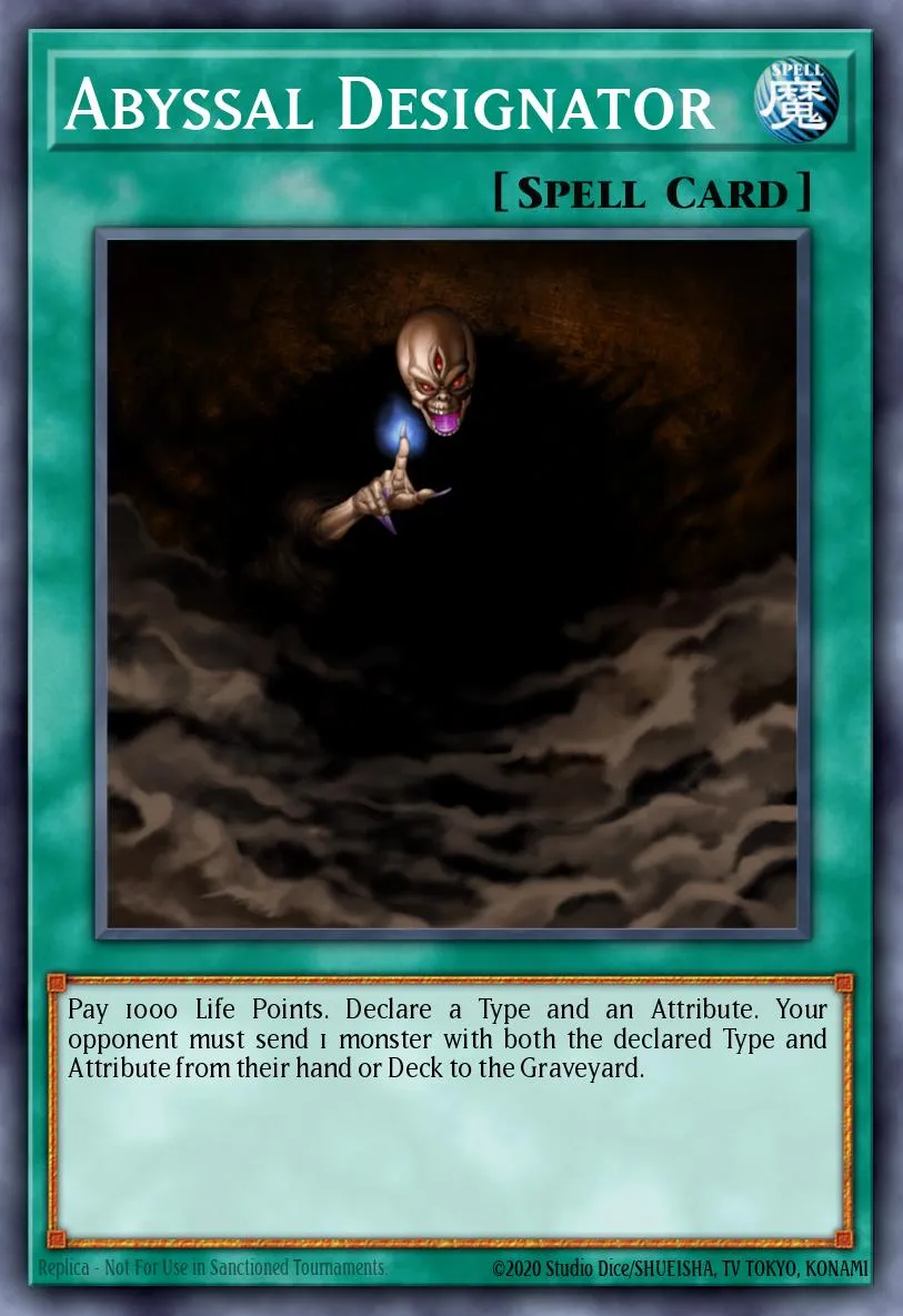 Abyssal Designator · Soul of the Duelist 89801755/60