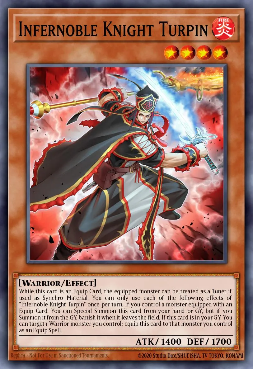 Infernoble Knight Turpin · Duelist Nexus 89809665/99