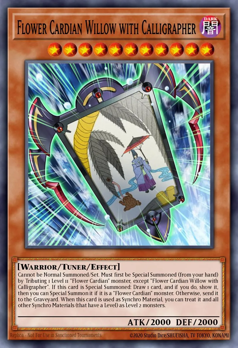 Flower Cardian Willow with Calligrapher · Dragons of Legend: Unleashed 89818984/73