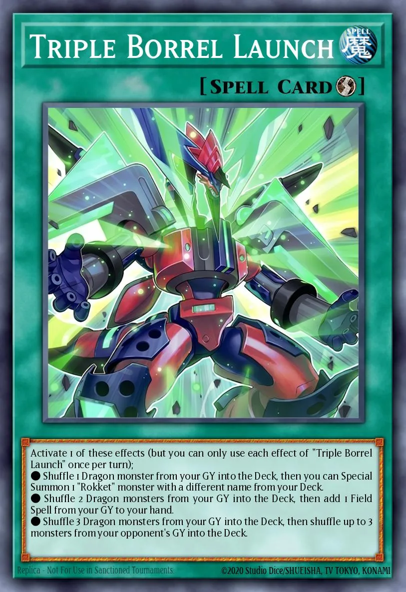 Triple Borrel Launch · Yu-Gi-Oh (No Set) 89875646
