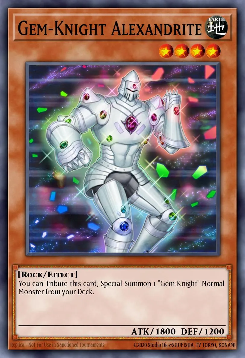 Gem-Knight Alexandrite · Duel Terminal 5b 90019393/50