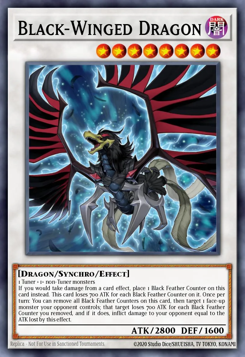 Black-Winged Dragon · The Shining Darkness Sneak Peek Participation Card 9012916/1
