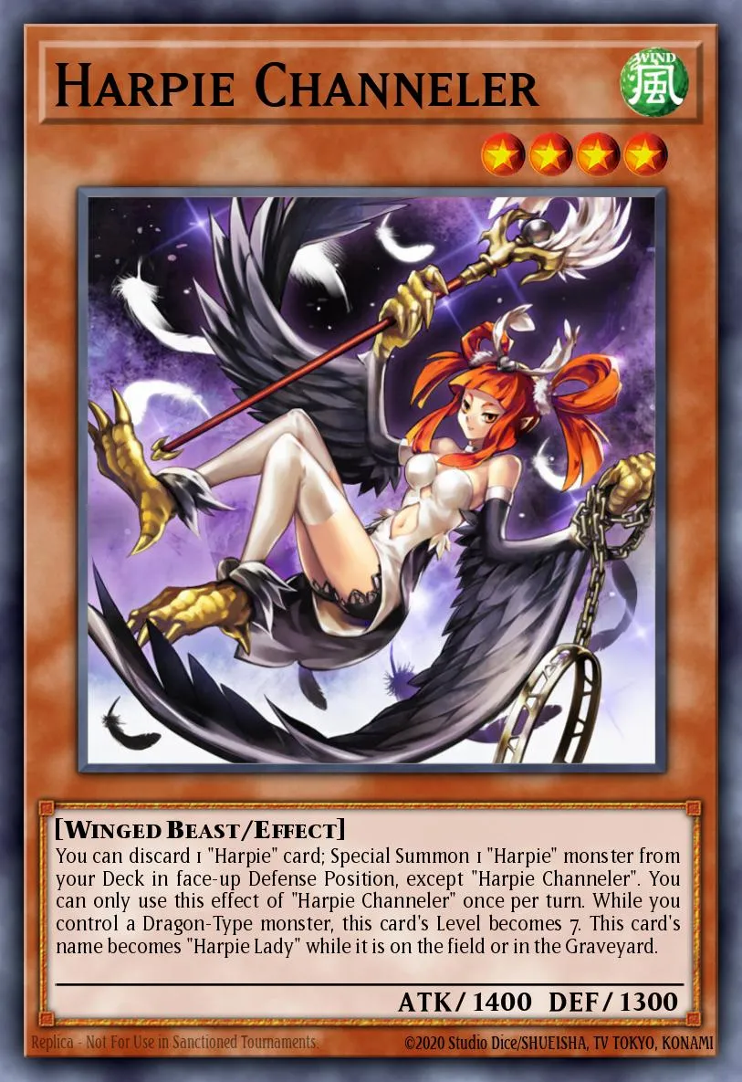Harpie Channeler · Lord of the Tachyon Galaxy Sneak Peek Participation Card 90238142/1