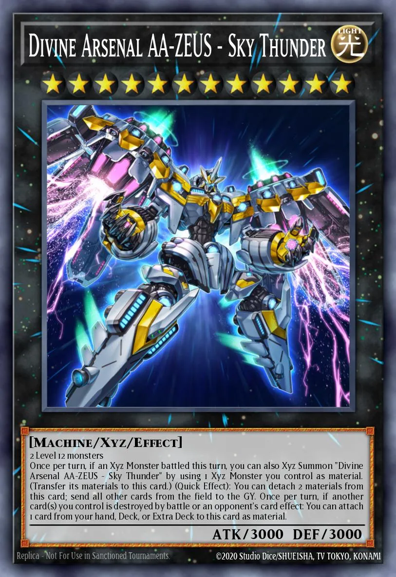 Divine Arsenal AA-ZEUS - Sky Thunder · Phantom Rage Premiere! promotional card 90448279/1