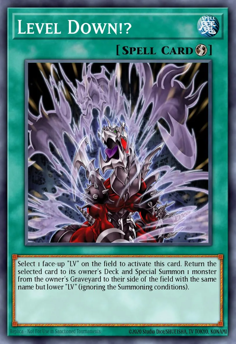 Level Down!? · Cyberdark Impact 90500169/60