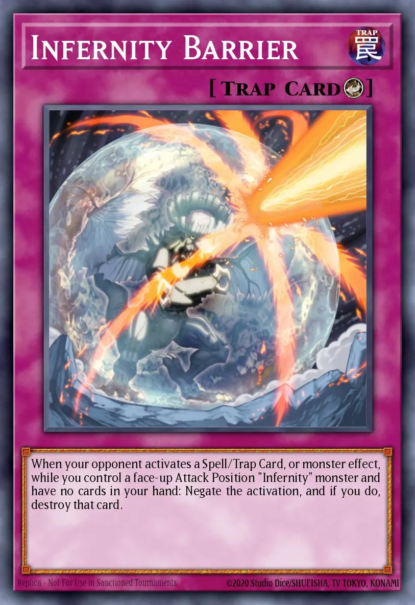 Infernity Barrier · The Shining Darkness Sneak Peek Participation Card 9059700/1