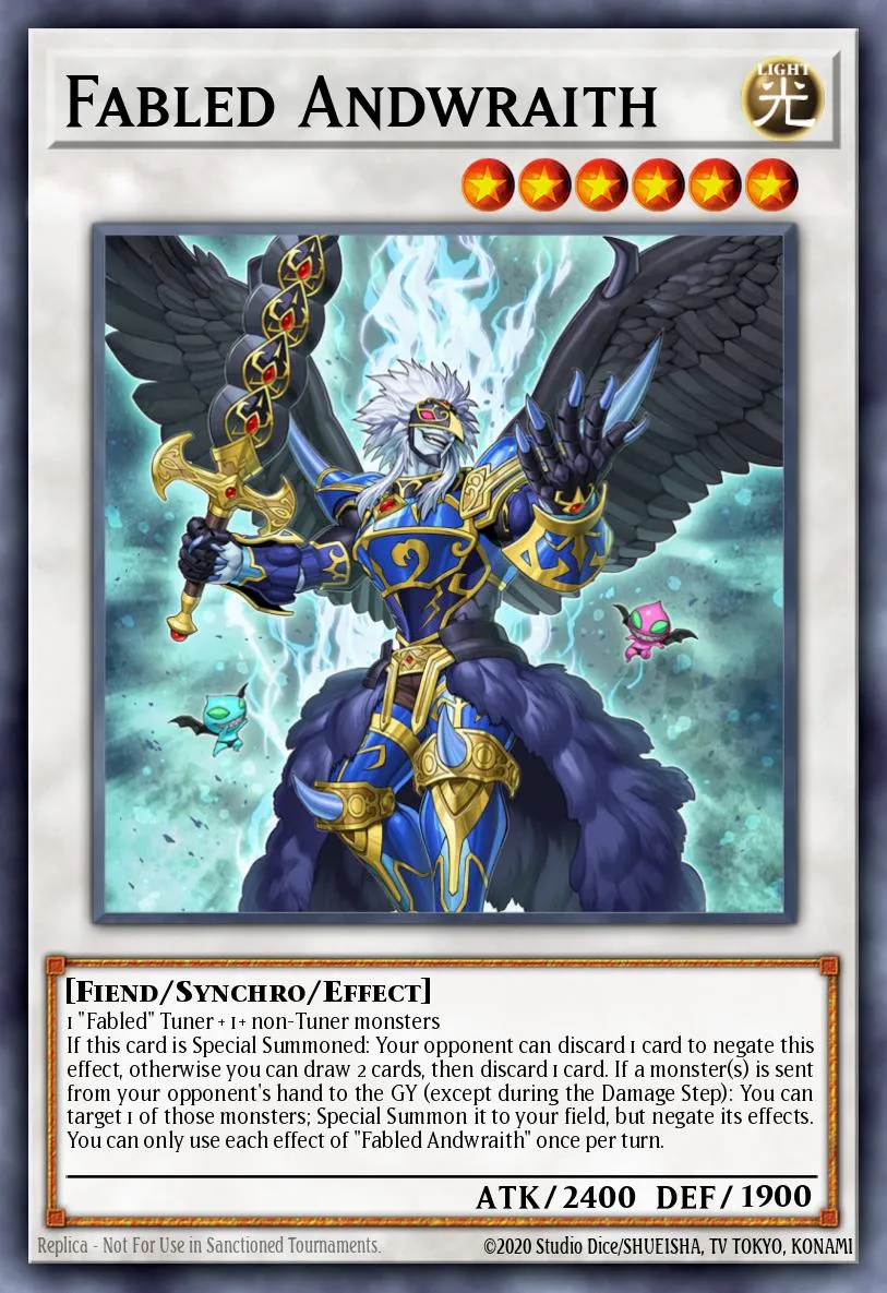Fabled Andwraith · Blazing Vortex Premiere! promotional card 9061682/1