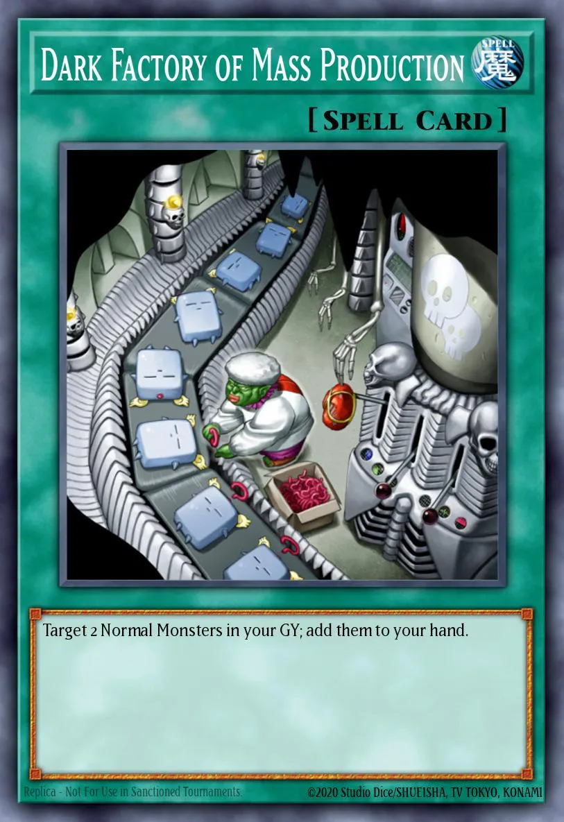 Dark Factory of Mass Production · Soul of the Duelist 90928333/60