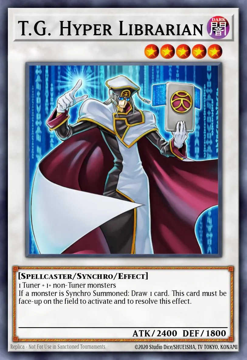 T.G. Hyper Librarian · Yu-Gi-Oh! World Championship Qualifier National Championships 2011 prize cards 90953320/3