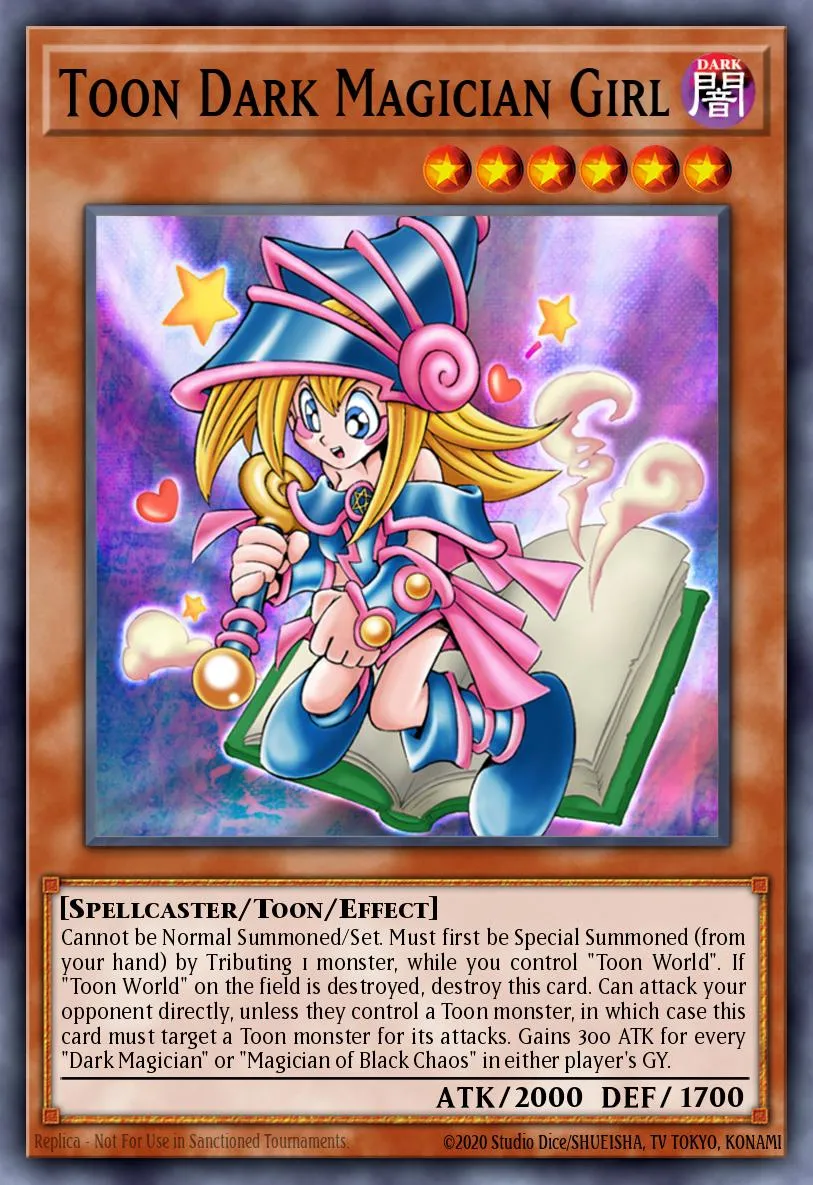 Toon Dark Magician Girl · Shadow of Infinity Sneak Peek Participation Card 90960358/1