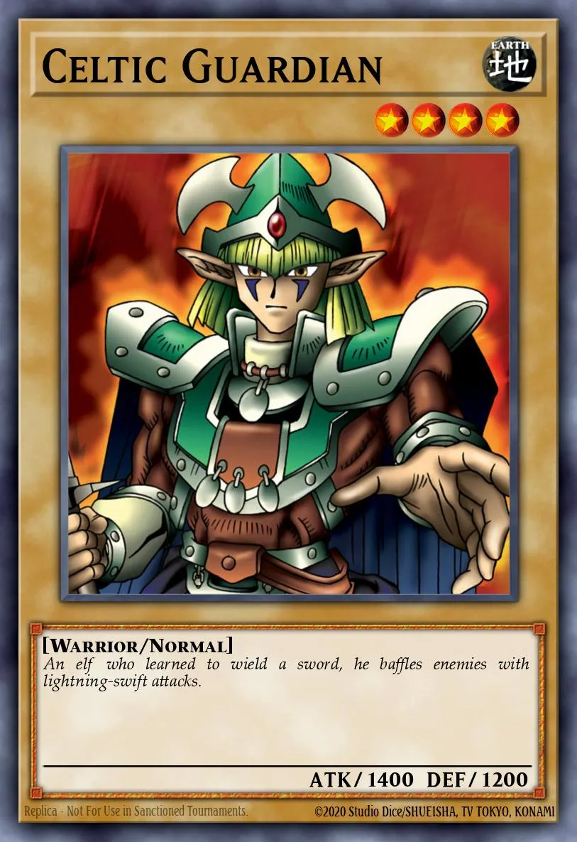 Celtic Guardian · Summoned Skull Sample promotional card 91152256/1
