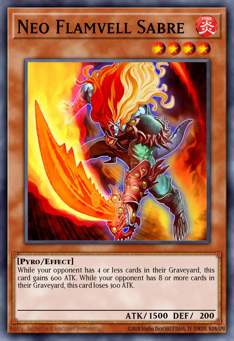 Neo Flamvell Sabre · Duel Terminal 4 91554542/100