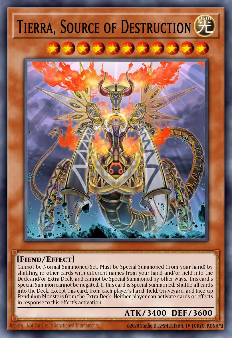Tierra, Source of Destruction · Raging Tempest: Special Edition 91588074/4