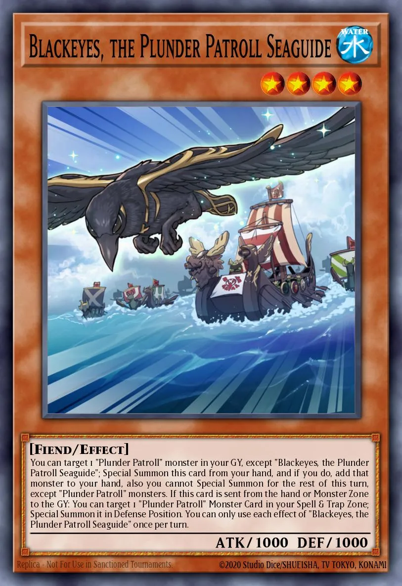 Blackeyes, the Plunder Patroll Seaguide · Lightning Overdrive Premiere! promotional card 91642007/1
