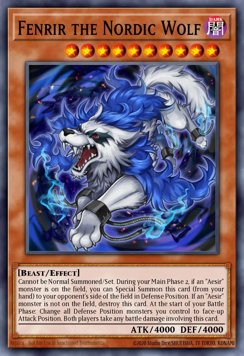 Fenrir the Nordic Wolf · Legendary Collection 5D's 91697229/5
