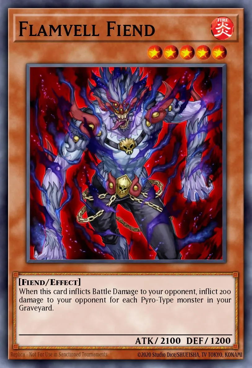 Flamvell Fiend · Duel Terminal 1 91711547/100