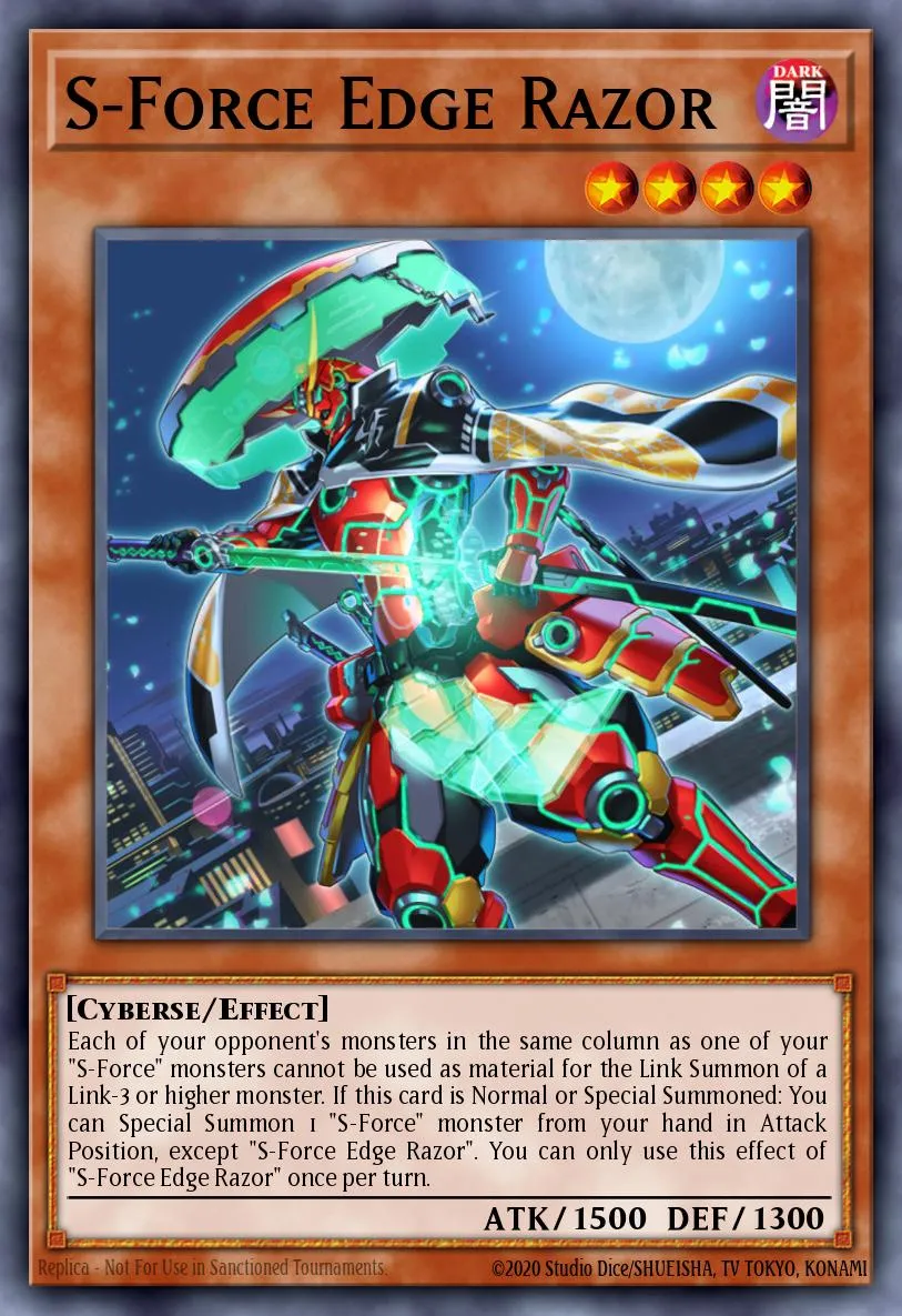 S-Force Edge Razor · Lightning Overdrive Premiere! promotional card 91864689/1