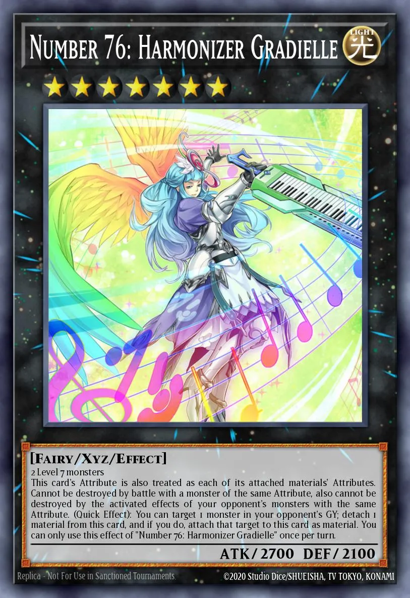 Number 76: Harmonizer Gradielle · Battles of Legend: Hero's Revenge 92015800/94